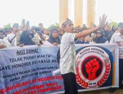 Setelah Didesak Aliansi Honorer, Akhirnya Bupati dan Ketua Dewan Bangkep Teken SPTJM