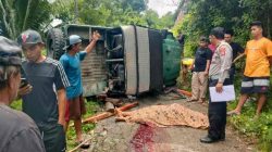 Mobil Hardtop Terjungkal Drivernya Meninggal