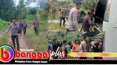 Bustang Ditemukan Tak Bernyawa di Pondok Kebun, Kapolsek Bunta Pimpin Evakuasi