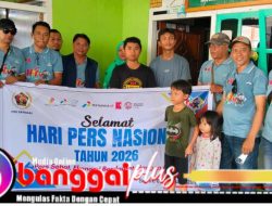 Jelang HPN 2026, PWI Banggai dan KLS Gelar Baksos di Tiga Panti Asuhan
