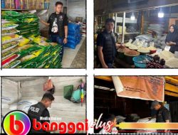 Jelang Ramadhan Polres Banggai Sidak Harga Beras di Pasar Simpong, Pastikan Stabil dan Sesuai HET