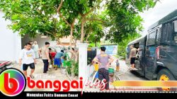 Polres Banggai Salurkan Air Bersih untuk Atasi Krisis di Luwuk Utara