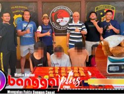 Polres Banggai Ringkus Empat Pengedar, 1 Kg Lebih Sabu Disita