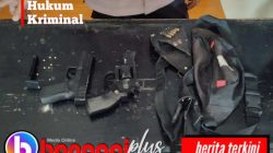 Tak Kantongi Izin Resmi, Dua Airsoft Gun Milik Warga Pagimana Diamankan