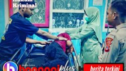 Terapkan Prosedur, Aparat Polsek Bunta Evakuasi Laka Tunggal di Salabenda