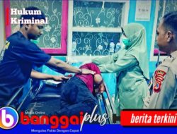 Terapkan Prosedur, Aparat Polsek Bunta Evakuasi Laka Tunggal di Salabenda