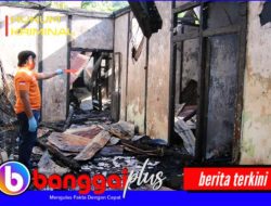 Akibat Korsleting, Rumah Warga Bungin Ludes Terbakar, Kerugian Capai Rp350 Juta