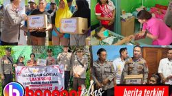 Semarak HUT Bhayangkara ke‑80, Polres Banggai Lakukan Pendekatan Humanis Lewat Bakti Sosial
