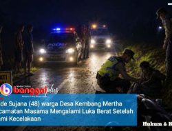 Pengendara Asal Masama Luka Berat, Motor N-max Hantam Pintu Air