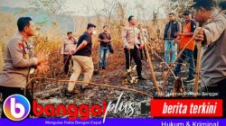 Kapolresta Banggai Kombes Hendri Pimpin Langsung Pemadaman Karhutla di Nuhon