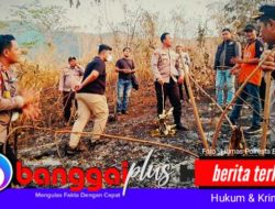 Kapolresta Banggai Kombes Hendri Pimpin Langsung Pemadaman Karhutla di Nuhon