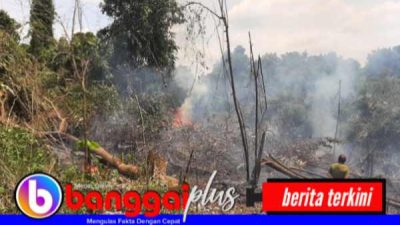 Agar Tak Meluas, Polsek Batui dan Pertamina EP Antisipasi Kebakaran Lahan Perkebunan Warga Nonong