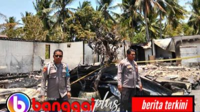 Rumah Kepala Desa Nipa Kelemoan Terbakar, Kerugian Capai Rp1 Miliar