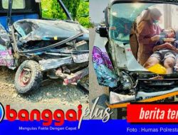 Tiga Kendaraan Tabrakan Beruntun di Batui, Dua Orang Luka-luka