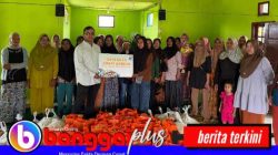 Konsisten, Jumat Berkah Pertamina EP DMF Berbagi 80 Paket Sembako Untuk Dua Desa