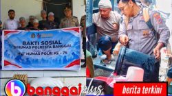 Sambut HUT Humas Polri ke-75, Polresta Banggai Gelar Aksi Sosial Bagi Sembako ke Ponpes dan Salurkan Ribuan Liter Air Bersih