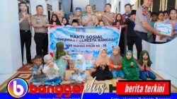 Sambut HUT ke-75 Humas Polri, Polresta Banggai Berbagi Kasih di Dua Panti Asuhan