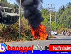 Ini Penyebab Mobil Terbakar di Desa Bunga Luwuk Utara